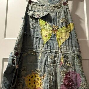 NWT Magnolia Pearl Night Garden Benjamin Wide Leg Overalls